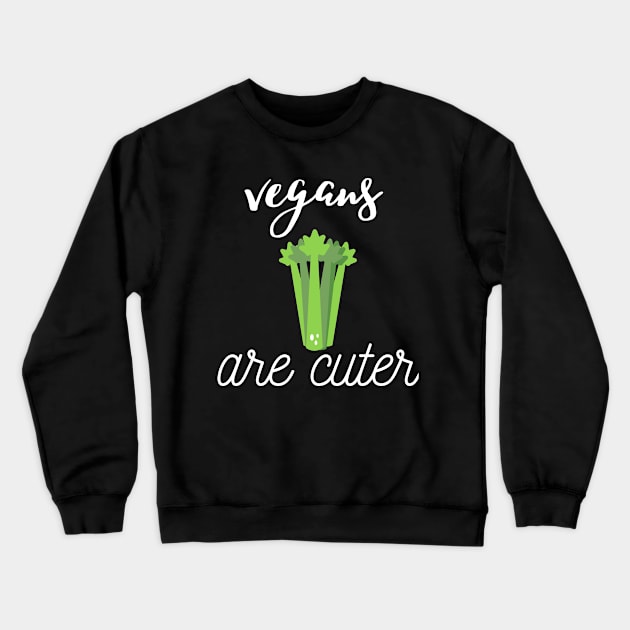 Vegans Are Cuter Crewneck Sweatshirt by Success shopping